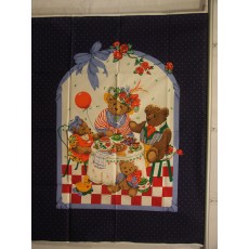 Bear Tea Party - Navy